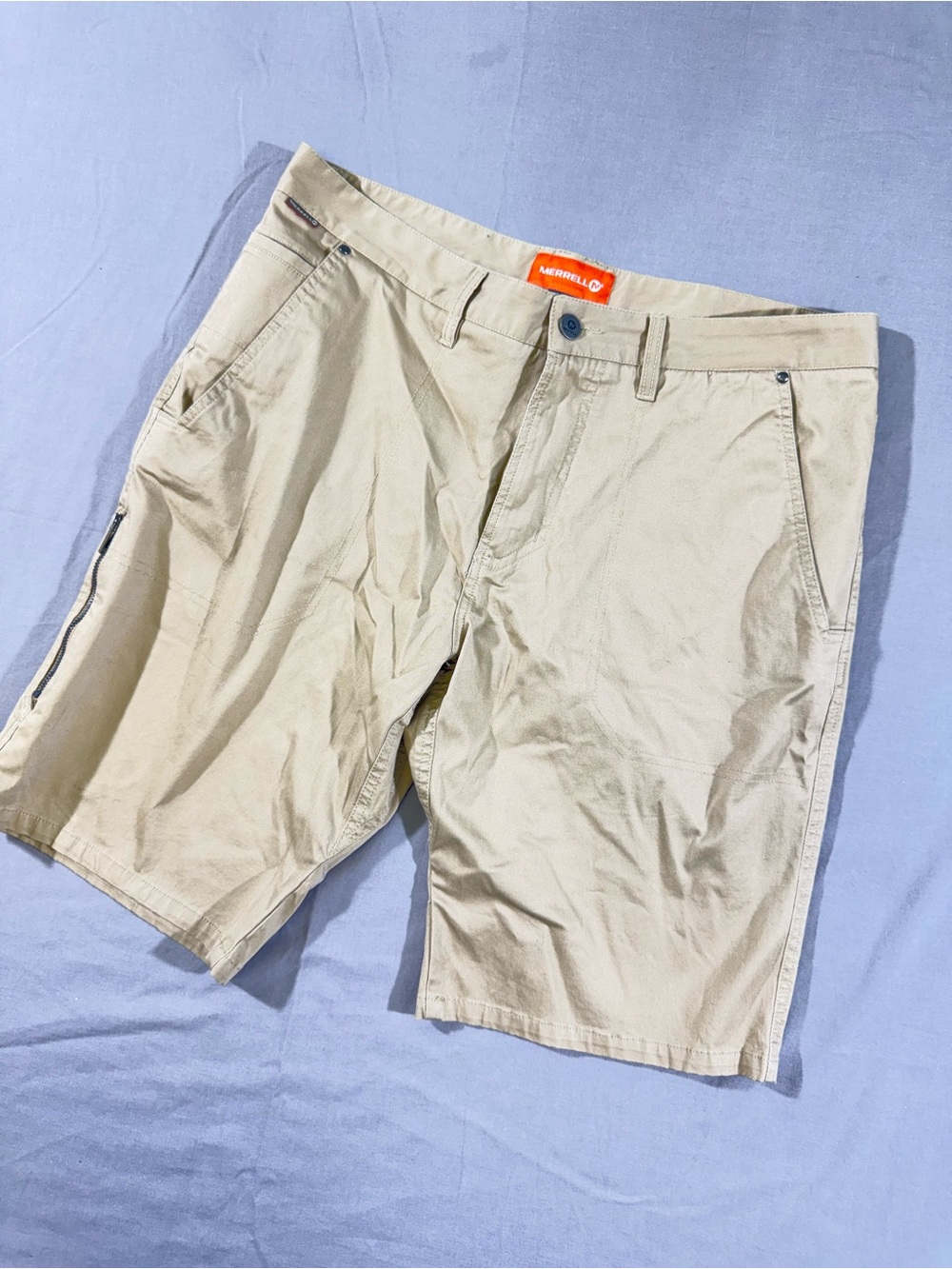 Merrell Men's Beige Casual Hiking Shorts Size 34